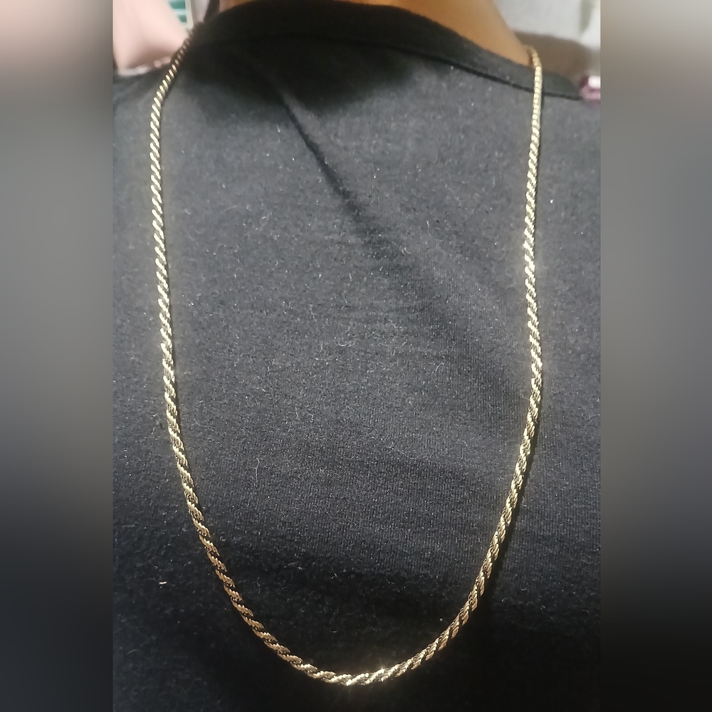 Vintage Rope Chain Necklace